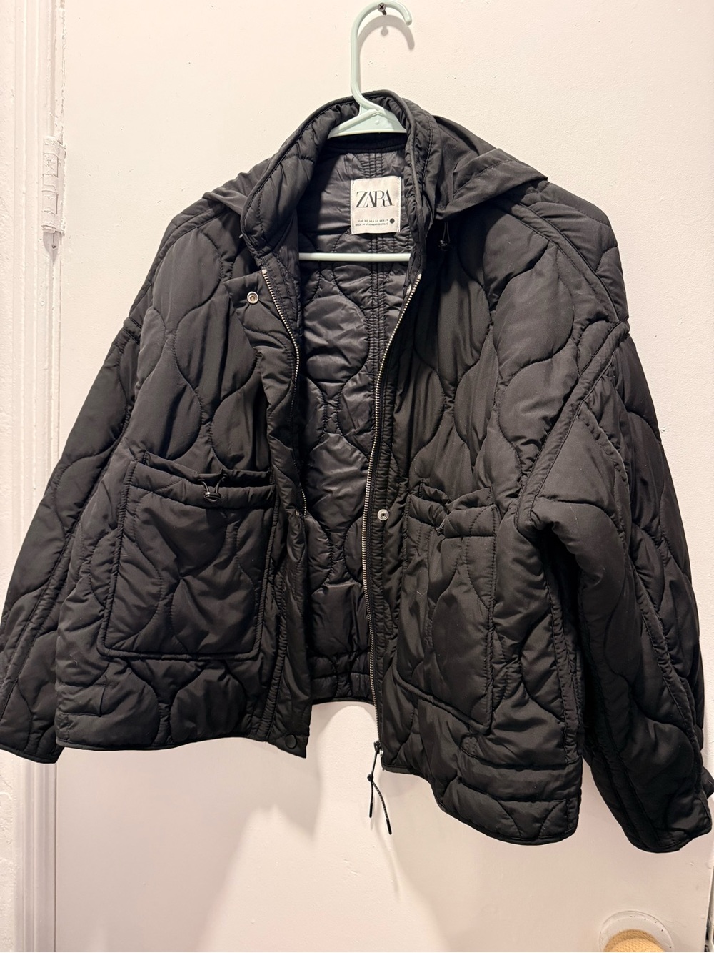 Zara Black Quilted Jacket